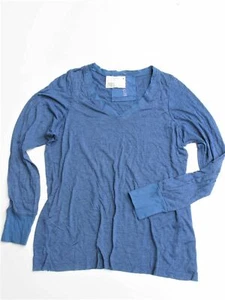 Lisa Kline Garcon Thermo-T-Shirt V-Ausschnitt Langarm neu mit Etikett UVP $ 81 - Bild 1 von 4