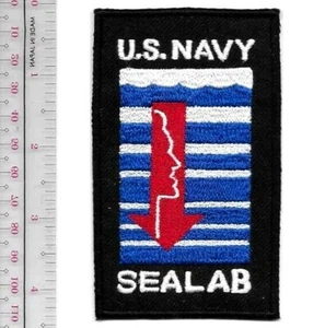 Marina de los Estados Unidos USN Sealab II hábitats submarinos experimentales 1965 parche ganchos de vel - Imagen 1 de 1
