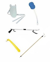 Easy Reach Kit - 5 Piece Rehabilitation Kits - Dressing & Reaching Aid - Post Op