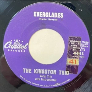 The Kingston Trio Everglades / This Mornin This Even So Soon 45 Pop Capitol 4441 - Picture 1 of 6