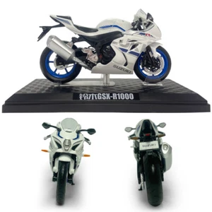 1:12 Suzuki GSX-R1000 Motorcycle Diecast Model Toys for Boys Kids Gifts White - Picture 1 of 11