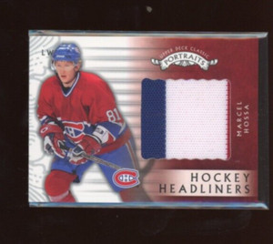 2003-04 Upper Deck Classic Portraits Headliners Jersey Marcel Hossa  *S7134