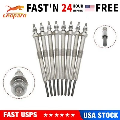 8 Pcs 12639701 97364968 Glow Plugs for 2006-2010 Chevy GMC 6.6L Duramax Set - Image 1 of 4