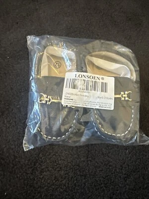 Nuevos zapatos para bebé niño 6-12 meses azul profundo sin usar, ¡gran regalo! Foto 1 de 4