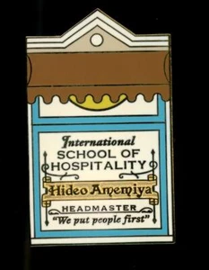 DLR CM Windows of Main Street Series School of Hospitality LE Disney Pin 30445 - Picture 1 of 1