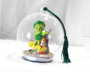 2014 General Mills Glass Globe Ornament Green Giant’s Little Sprout Safety Day - Picture 1 of 2