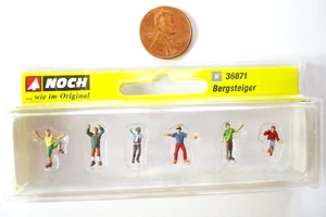 N scale NOCH Figures # 36871 MOUNTAIN CLIMBERS ( SHIPS FROM CHICAGO ) - Picture 1 of 2