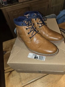 Boys DEER STAG Chukka Boot /shoes Sz 3 Brown Dress/casual  Wedding,  Pre-owned - Picture 1 of 5