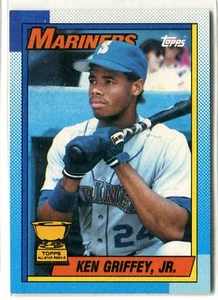 1990 Topps Ken Griffey Jr. segundo año tarjeta de copa de novato #336 Hof Mariners - Imagen 1 de 1