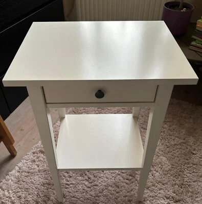 Nachttisch weiß holz - Bild 1 von 4