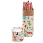 Fun Kids Colouring Pencil Tube - Zoo Design