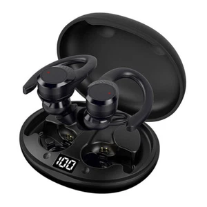 Wireless Bluetooth Headset Stereo Earphones Sport Headphones Hands-free Call - Picture 1 of 12