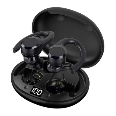 Wireless Bluetooth Headset Stereo Earphones Sport Headphones Hands-free Call - Image 1 of 4