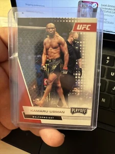 2021 Panini Chronicles UFC - Playoff #70 Kamaru Usman - Picture 1 of 2