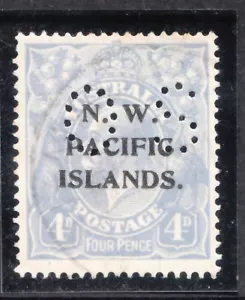 NWPI KGV 4D BLUE PERF OS SINGLE WMK FINE USED - Picture 1 of 1