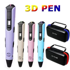 Stylo d'impression 3D écran LCD écran 1,75 mm PLA enfants bricolage dessin stylo cadeaux jouets - Photo 1/13