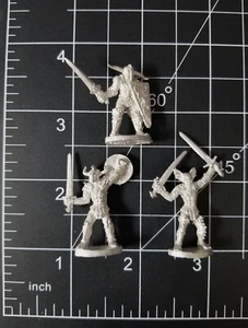 Ral Partha Miniatures D&D ~ #002-103 / RP-013 Chaos / Chaotic Warriors (x3) - Picture 1 of 5