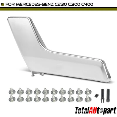 Manija de puerta interior cromada para Mercedes-Benz C230 C300 C400 delantera o trasera izquierda Foto 1 de 4