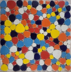 Multi Coloured* ceramic mosaic tiles - Picture 1 of 3