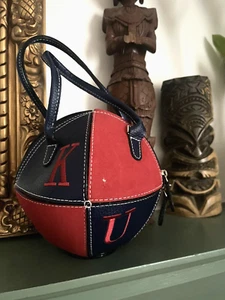 Sondra Roberts KU University of Kansas Basketball Mini Handtasche 4 Farbblock Tasche - Bild 1 von 9