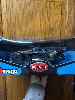 Burago 1/18 Scale Diecast 18-11047 - Bugatti Bolide - Blue/Black - Image 1 of 4