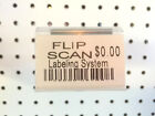 PACK DE 50 1,25 X 2 pouces support d'étiquette à rabat pour crochets Flip Scan™ Pegboard. Fabriqué aux États-Unis