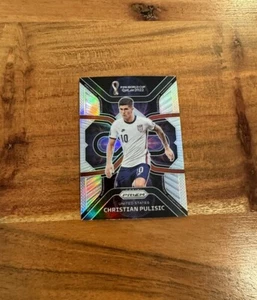 Christian Pulisic 2022 Panini Prizm World Cup Phenomenon Silver Prizm NRMT+ USA - Picture 1 of 2