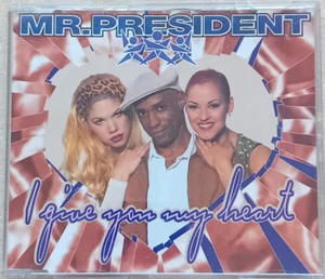 MR. PRESIDENT - I give you my heart - Maxi-CD / WEA Records 1996, 0630-15761-2 - Bild 1 von 3