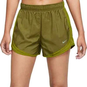 Pantalones cortos para correr Nike Tempo Dri-Fit CU8890-333 verdes para mujer talla grande nuevos - Imagen 1 de 2