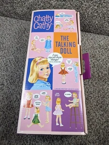 The Danbury Mint Sunday Visit Chatty Cathy Porcelain Doll NEW Never Opened 2002 - Picture 1 of 16