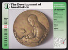 DEVELOPMENT OF ANESTHETICS Dr Crawford Long Medal GROLIER STORY OF AMERICA CARD