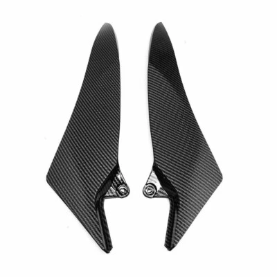 Carbon Fiber Gas Tank Side Trim Cover Fairing Cowl For Yamaha YZF R1 2009-2014 Foto 1 de 4