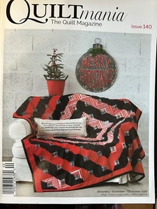 Quiltmania Quilt Magazine Issue 140 Projects Paper Outline Patterns Nov-Dec 2020 - Picture 1 of 1