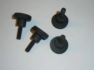 4 TORNILLO DE PULGAR DE ACERO 1/4-20 CABEZA MOLETEADA CON HOMBRO, ENVÍO GRATIS!!! - Imagen 1 de 2