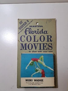 Vintage Weeki Wachee Live Mermaid Show Super 8 Film 1972 - Picture 1 of 5