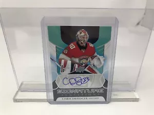 Chris Driedger 2020-21 Upper Deck Signature Sensations #SSCD CAR - PANTHERS - Picture 1 of 2