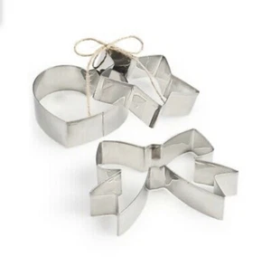 Martha Stewart Collection Cookie Cutters, Set of 3 Stainless Steel Cookie Cutter - Picture 1 of 4