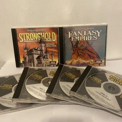 Dungeons & Dragons PC Game Lot 2nd Edition, Masterpiece Collection , 6 Disc Set - Image 1 of 4