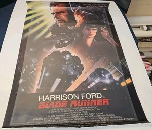 Harrison Ford 1982 - BLADE RUNNER locandina film originale laminata 27x41 RARA/LEGGI - Foto 1 di 12