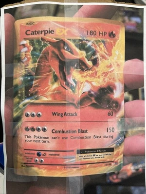 Pokémon Caterpie EX Misprint Yugiyoh Gem Mt 10 - Image 1 of 4