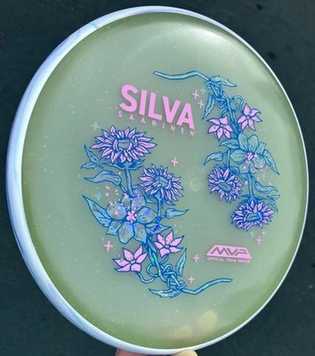 MVP Axiom Particle Eclipse Glow Proxy RARE White-Purp Swirly Rim Silva Disc Golf - Image 1 of 4