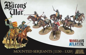 Wargames Atlantic The Baron's War Mounted Serjeants (1150-1320) - Picture 1 of 2