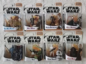 2003 Rarität Star Wars Clone Wars Komplettsatz 8 alle ungeöffnet! CARTOON NETWORK - Bild 1 von 18