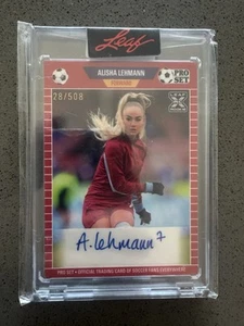 2023 Leaf Pro Set Alisha Lehmann AUTO RC 28/508 ! - Picture 1 of 1