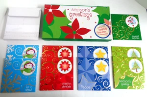 Keepsake Box 9 Xmas Music CD Greeting Cards w/Mailers Twin Sisters *Please Read - Foto 1 di 19
