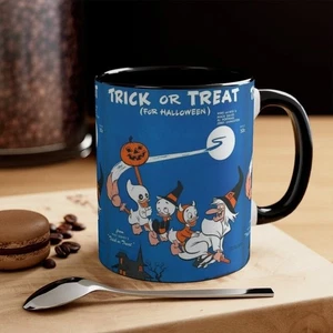 Taza vintage truco o trato - taza de café espeluznante - taza de Halloween - Imagen 1 de 7