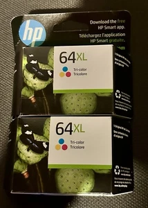 HP 64XL Kolorowy wkład atramentowy 2Pk N9J91AN NOWY ORYGINALNY - Zdjęcie 1 z 2