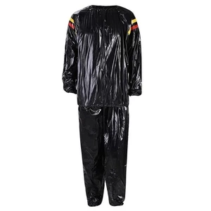 Traje de sauna para mujeres hombres pérdida de peso traje de sudor entrenamiento gimnasio entrenamiento top fitness - Imagen 1 de 12