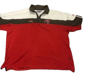 Vintage Adidas Pro Line NFL Tampa Bay Buccaneers Football Polo Shirt Men’s XXL - Picture 1 of 10