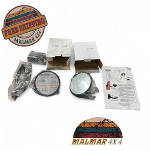 Rampage Jeep Windshield Mount Mirrors 76-18 New Open Box Pair CJ YJ TJ JK - Picture 1 of 7